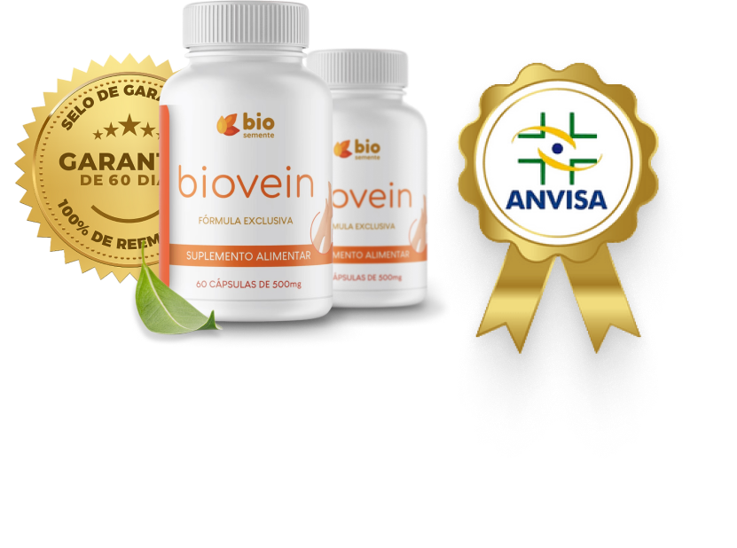 Biovein - Kit com 4 Unidades - Tratamento Completo para Varizes e Pernas Cansadas